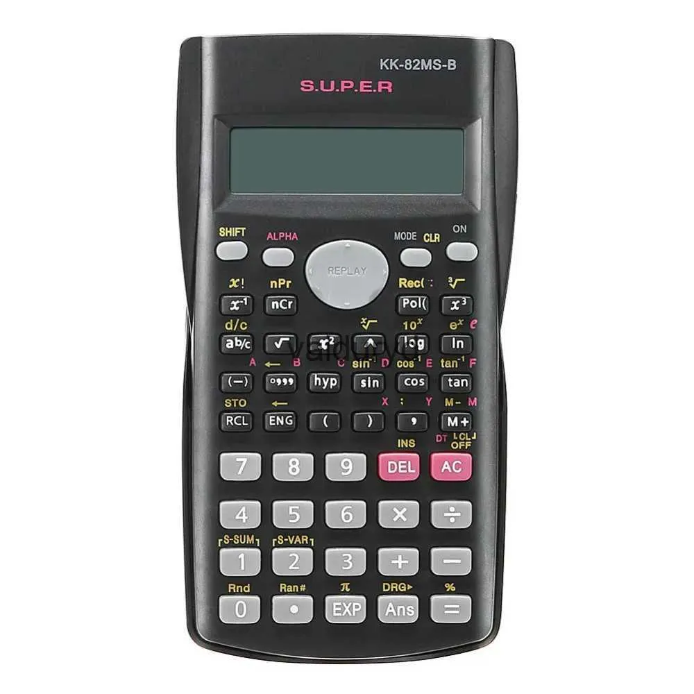 Calculatrices Calculatrice scientifique avec 240 fonctions et écran à 2 lignes Calculatrice portable pour étudiant pour l'enseignement des mathématiquesvaiduryd