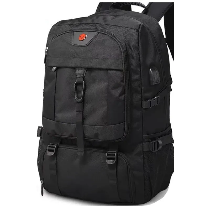 Zaino da viaggio grande da 50L 80L da uomo Casual Scomparto per scarpe separato Borsa da lavoro Sport all'aria aperta Zaini impermeabili da uomo 240116