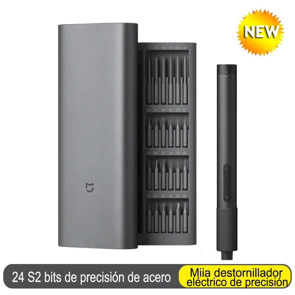 Mijia kit de chave de fenda de precisão elétrica tipo-c recarregável 2 engrenagens torque 400 parafuso s2 broca de precisão de aço 240115