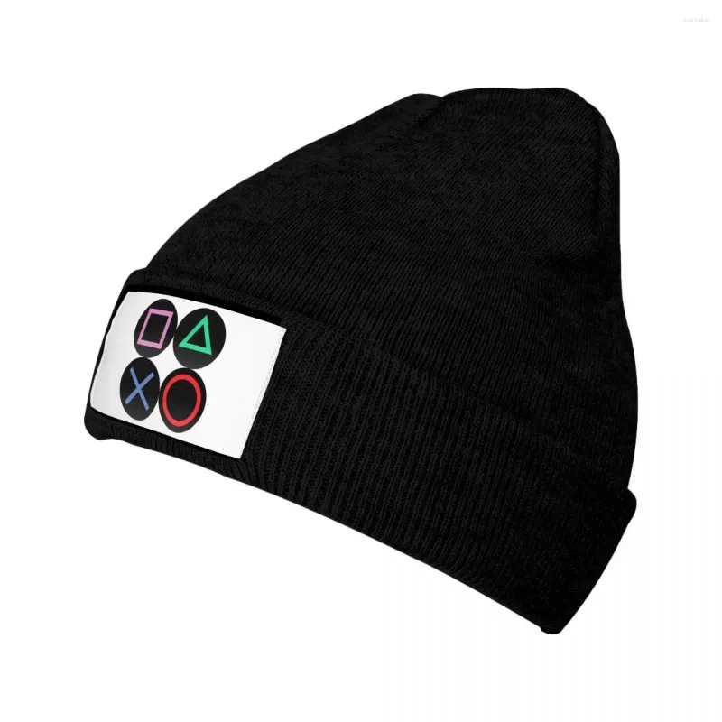 Baretten Kleur Knop Motorkap Hoeden Harajuku Desgin Beanie Ontwerp Gebreide Muts Lente Mode Vrouwelijke Mannelijke Gym Thermische Elastische Caps