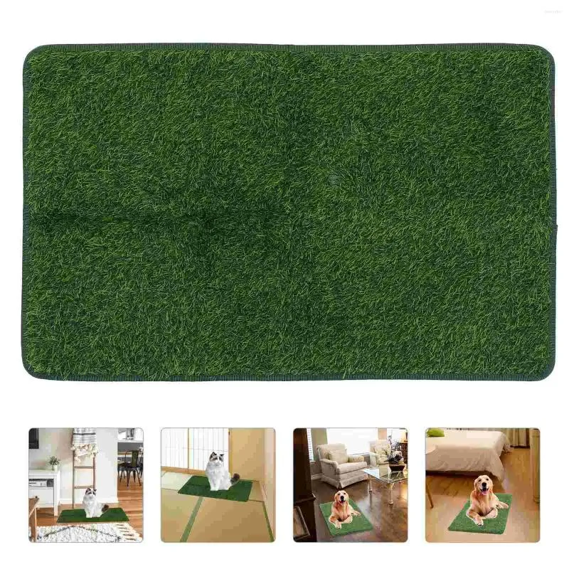 Decorative Flowers Pet Mat Wear-resistant Fake Grass Puppy Pee Pads Small Dogs Turf Cage Baby Artificial