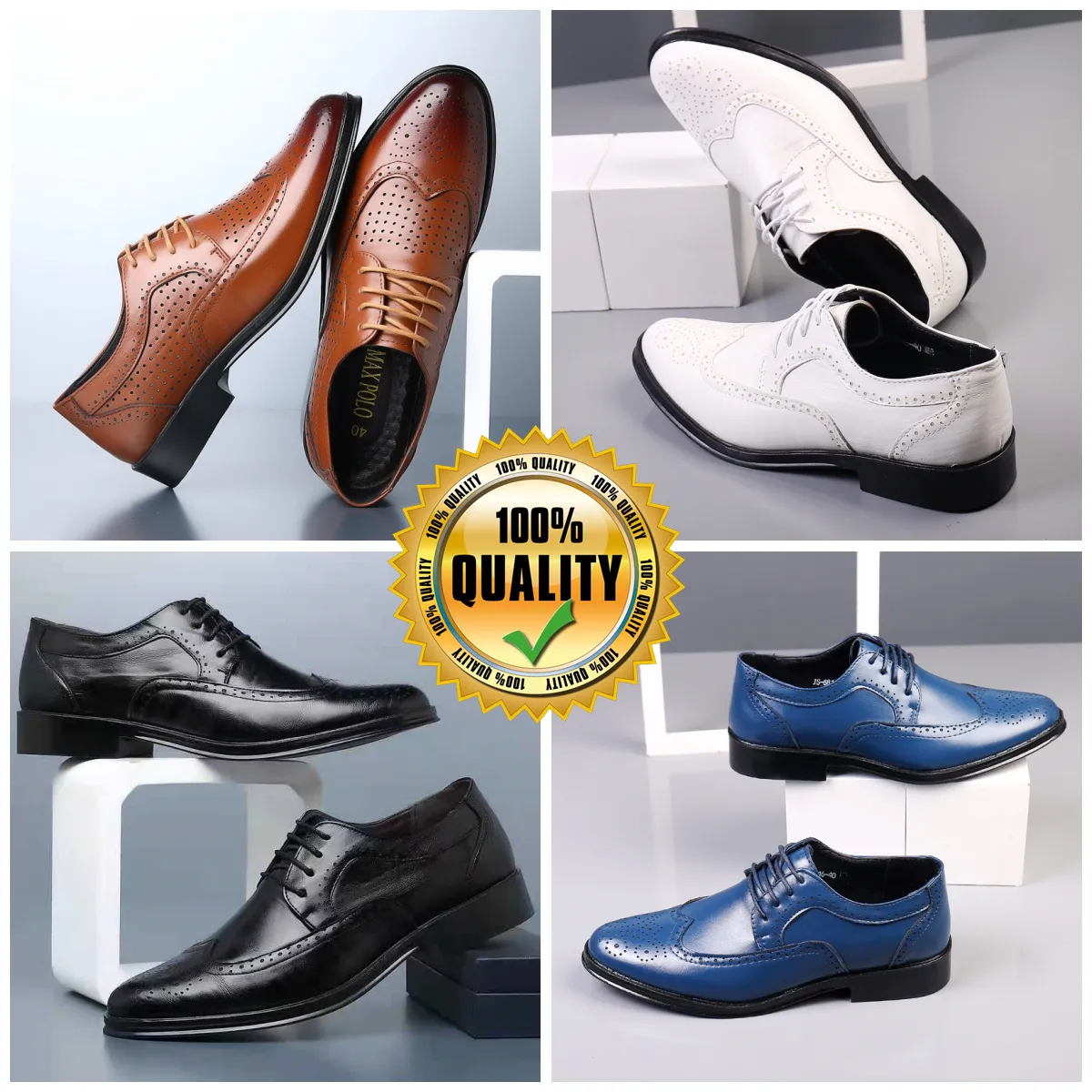 Designers Chaussures Designer Casual Chaussures Hommes Noir Bleu Blanc Marron Chaussures En Cuir Point Toe Banquets De Fête Costume Talons D'affaires De L'homme EUR 38-47