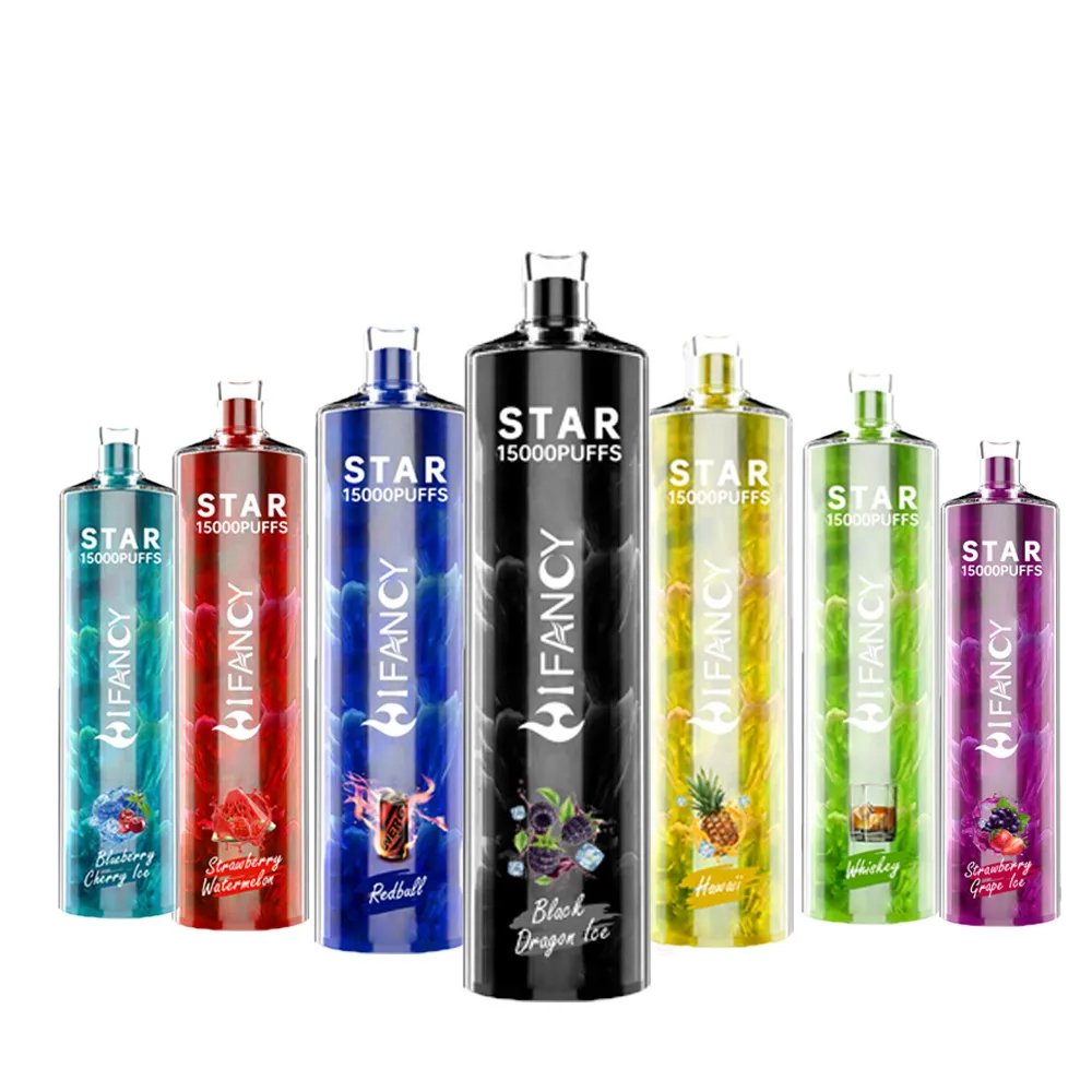 Vape 12000 15000 16000 bouffées bar hifancy bouffée vape gâteau jetable cigarette électronique 2% 3% 5% bobine de maille batterie rechargeable chariots préremplis vaper ecigs