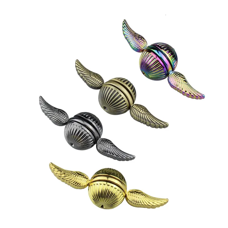 Snitch Fidget Spinner Anti-Stress Fidget Toy Finger Dynamic Changing Gyro Stress Anxiety ADHS Relief Figets Toy 240115