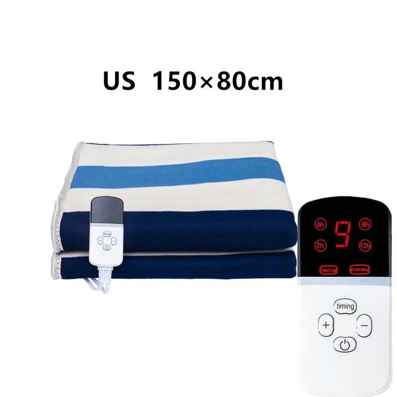 Электрическое одеяло 220/110 В, более толстое одеяло с подогревом, матрас, термостат, одеяло с электрическим подогревом, зимнее теплое одеяло для тела 240115