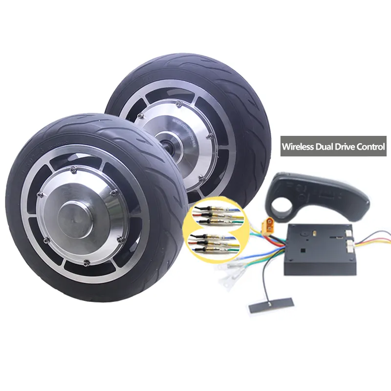 High torque 10 inch 24V brushless electric wheel hub motor bldc agv robot hub motor