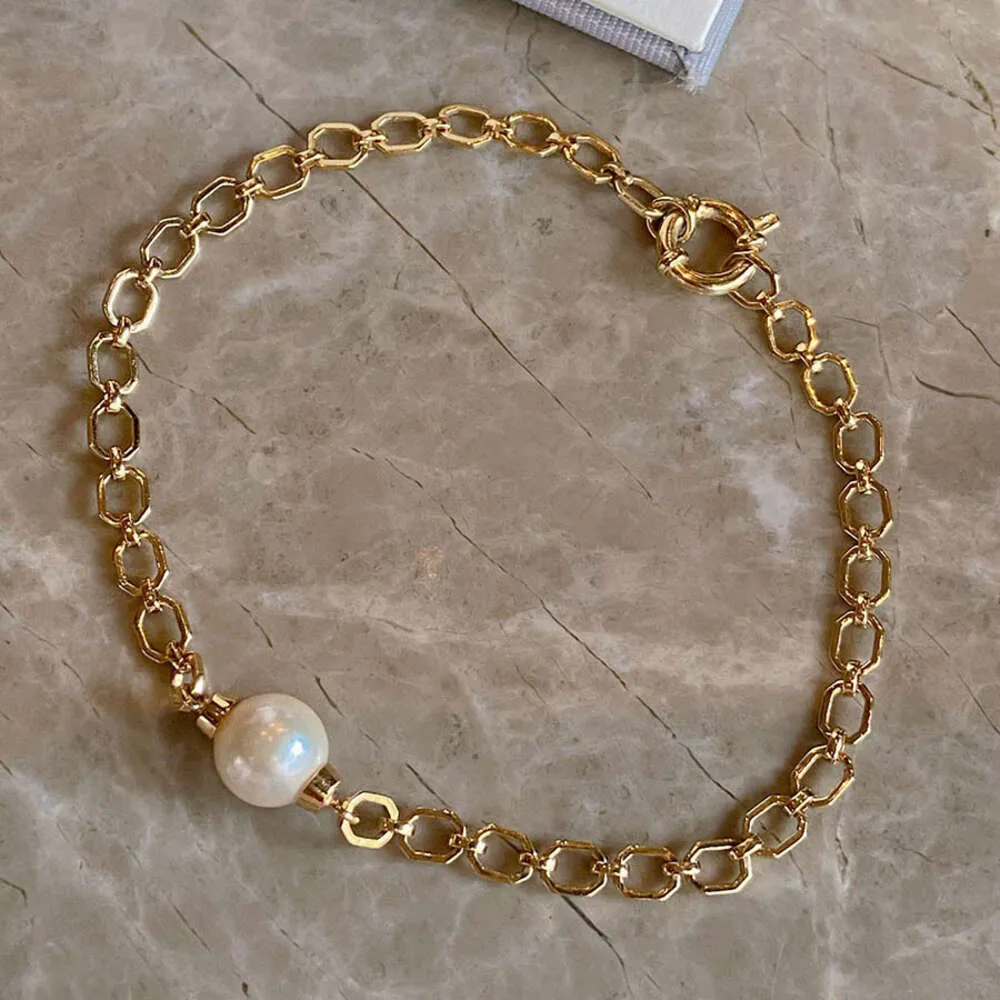 Nieuwkomers Mode Au750 Echt Puur Goud Verpandbare Parels Armband Fijne Sieraden Vrouwen Armbanden Sieraden