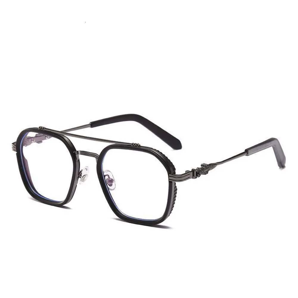 Designer Sunglasses: Luxury Polygonal Titanium Frame Eyeglasses