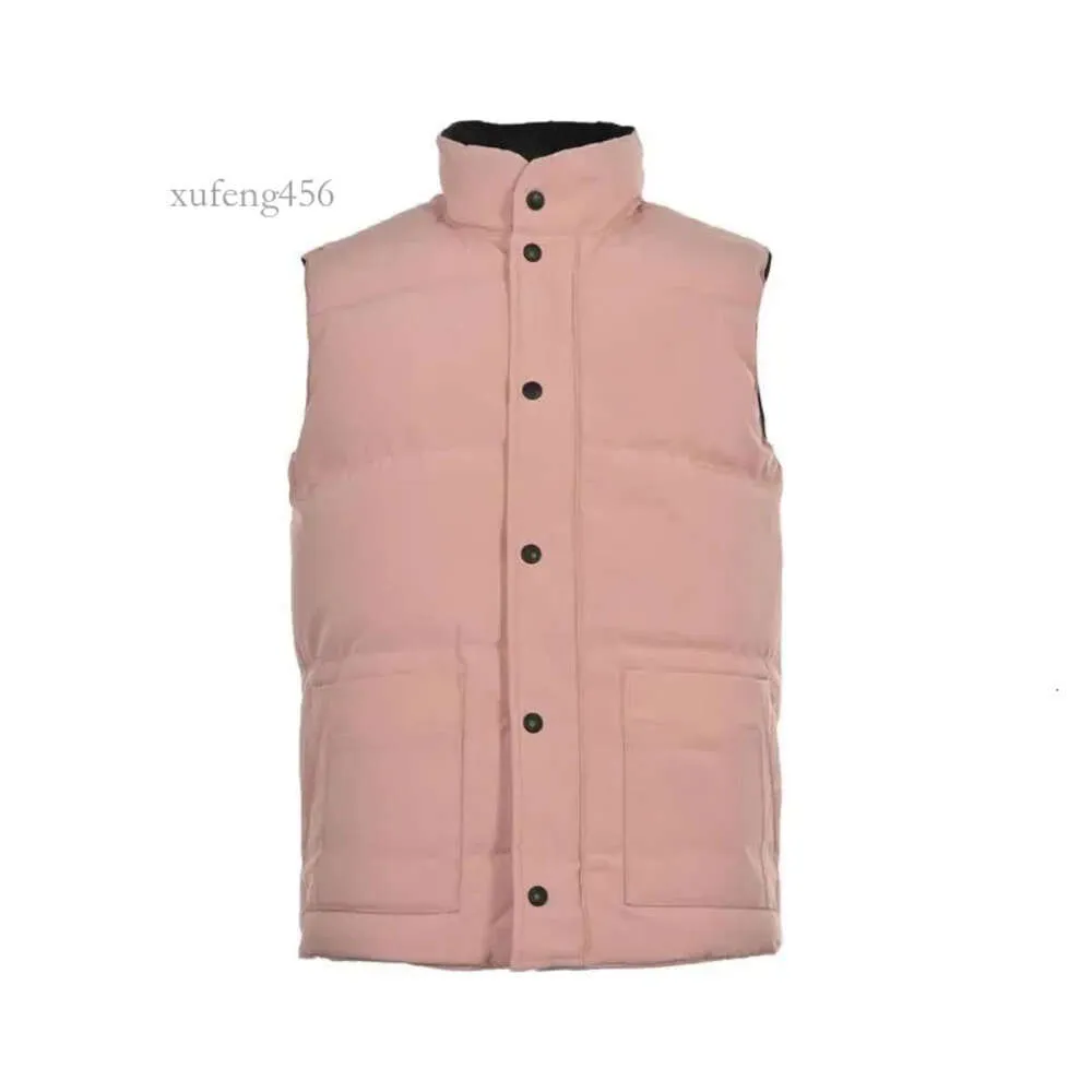 Herrvästar designer canada ny klädgås svart och vit grå brun korrekt version puffer gilet mensdesigner väst weste waistcoat