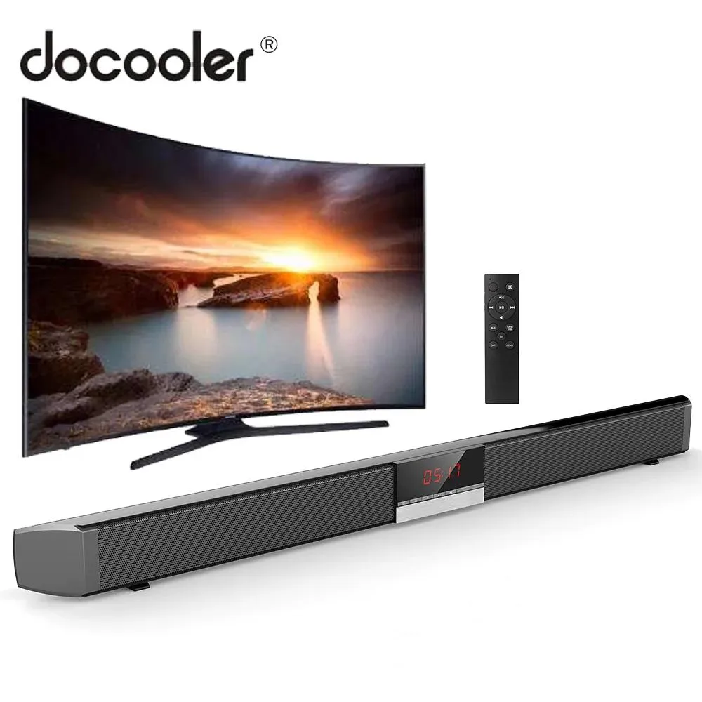 スピーカーSR100プラスBluetoothSoundbar Home TV Speaker Wireless Subofer Remote Control Stereo Sund Sound Speakers for Home Theater