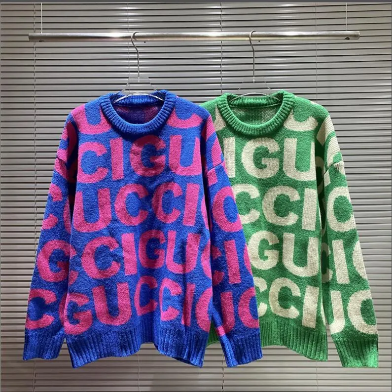 Yüksek Vasal Moda Kadınlar ve Erkekler Krop Sweaters Yumuşak Kaşmir Örgü Günlük G Tasarım Basılı Mektup Dekorasyon Çift Sevgili Sonbahar Tasarımcı Sweater