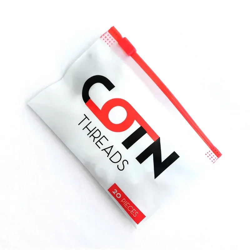 COTN THREADS Bag Vape Cotton Orange double-headed lace Prebuilt Coil Wire Cottons Strips Shoelace for RTA RDA RBA Atomizer Tank