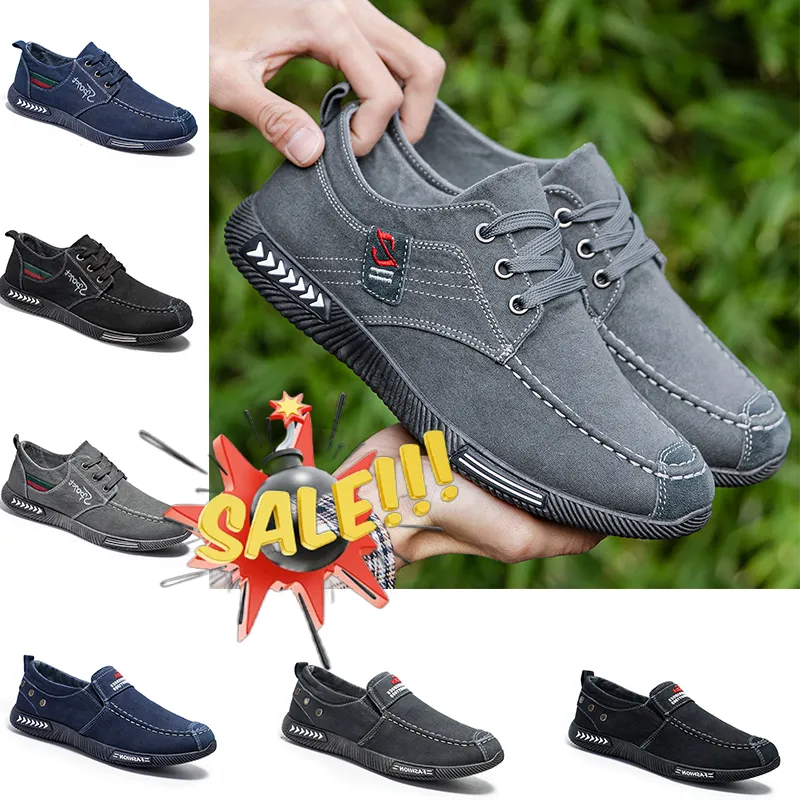 Designer Canvas Shoes Mens Sports Athletic Shoes Trainers Men Sneakers Män skor Lätt löpskor 39-44 EUR