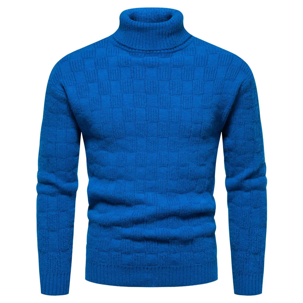 Herbst und Winter Herren Pullover Rollkragen einfarbig lässig Unterhemd Pullover vielseitige Qualität 240116