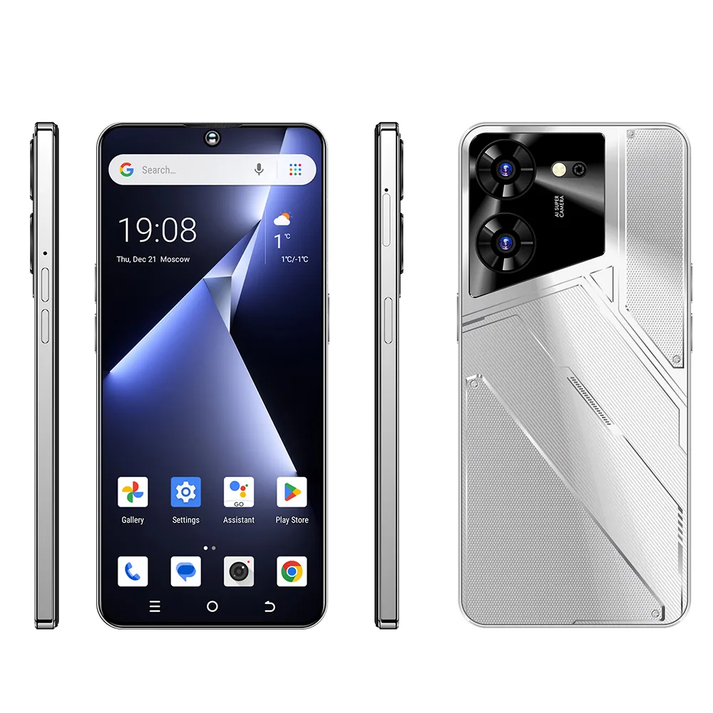 Unlocked Global Smartphone 16GB+1T Android Face ID Phone HD 72MP+108MP Dual SIM 10 Core Cellphone 8800mah