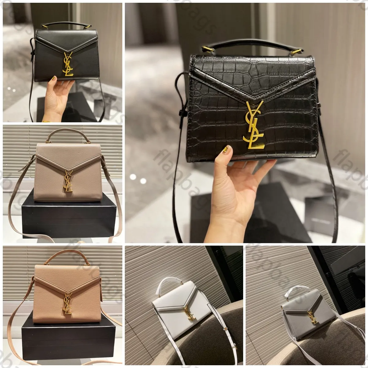 Cassandra mini bag fashion flap designer bag with handle woman envelope crossbody bags designer women bag leather clutch handbag high quality luxurys handbags