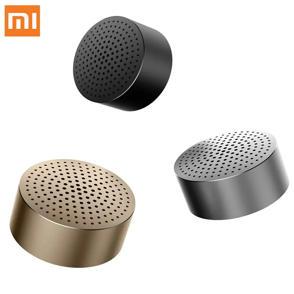 Högtalare Original Xiaomi -högtalare Bluetooth 4.0 Trådlös Mini Portable Högtalare Stereo Handsfree Music Square Box Mi högtalare Audio Xiaomi