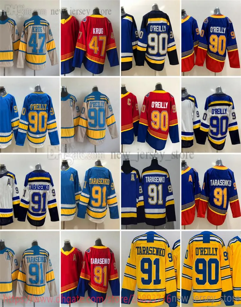 Film College Ice Hockey Wears Jerseys SIDTECHED 90RYANO039REILLY 91VLADIMIRTARASENKO 47TOREYKRUG MEN TLANG JERSEY8628860