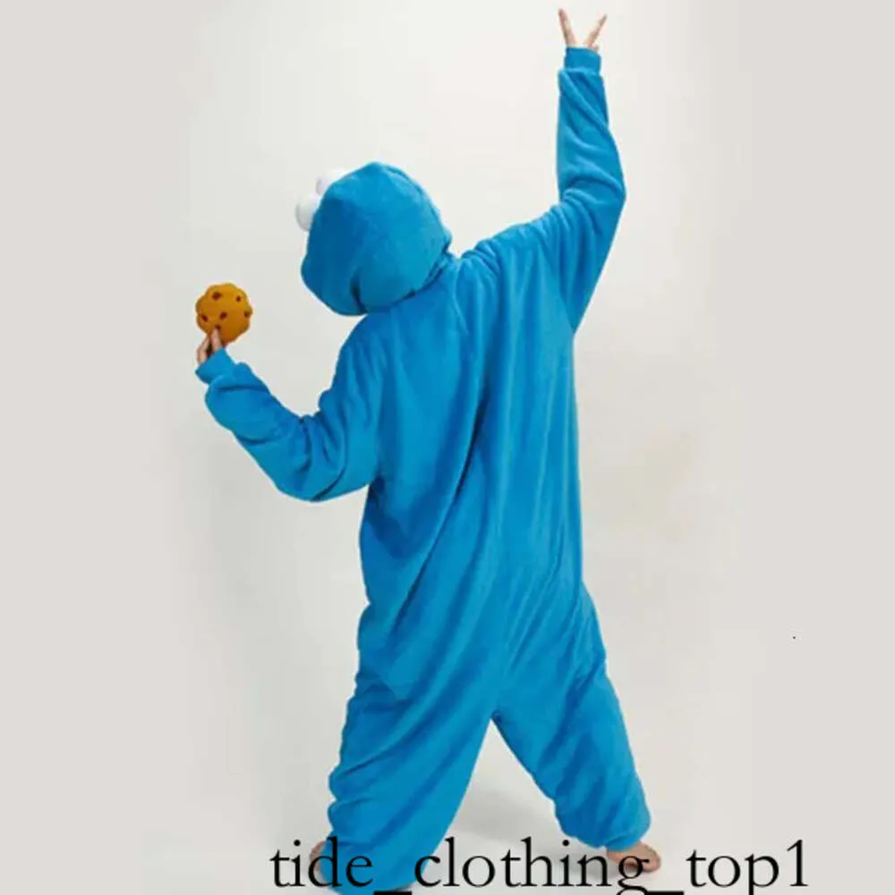 Hoodie Wholesale-adult Animal Pajamas One Piece Cookie Cosplay Monster Pajama Onesies for Adults Costume Animal Jumpsuit Pajama Free Shipping Theme Tasty 84