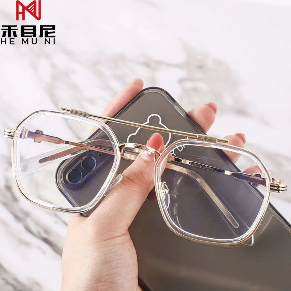 2024 Designer de luxe CH Lunettes de soleil pour femmes Chromes Lunettes Cadres Hommes Nouveau Grand Mode Myopie Coeur Plat Lunettes Cadre Dames Lunettes Unisexes MXPD