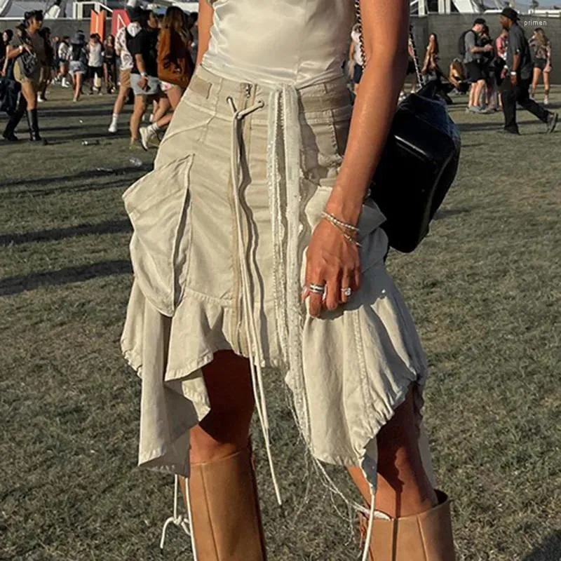 Bandage high waist skirt online