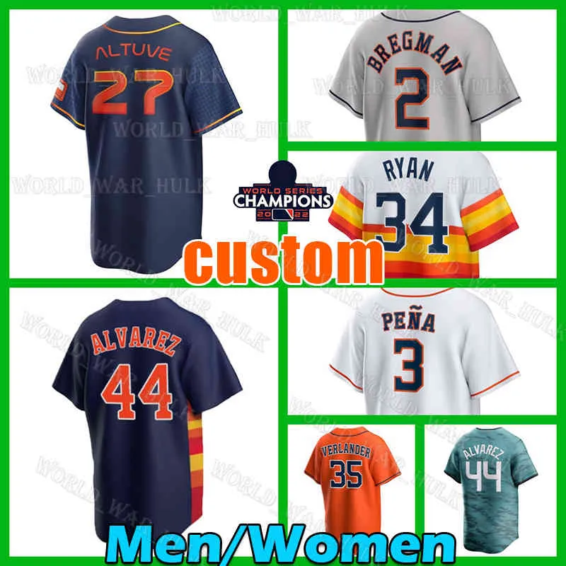 27 Jose Altuve Jersey 44 Yordan Alvarez Baseball 3 Jeremy Pena Nolan Ryan Houstons 2 Alex Bregman 35 Justin Verlander Framber Valdez Astros Kyle Tucker Mauricio Dubon