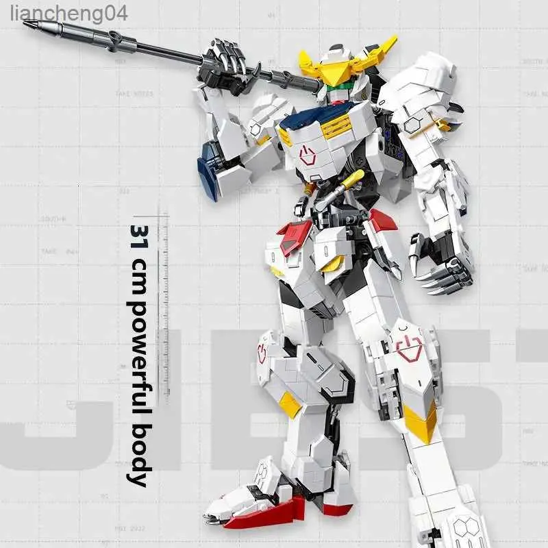 Action Toy Toy Colls Adult Colls Mecha Serie 58029 1142PCS New Building Build Model Formth Wolf Handheld Assembly Robot Toy for Boys Gifts