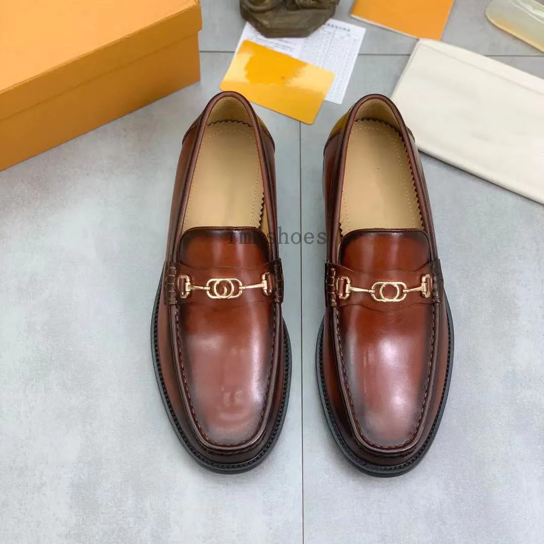 Designer Damier Driving Shoes Classic Major Loafer Darkbrown Glazed Leather Mens Casual Dress Shoe Hockenheim Moccasin Rubber Nuds Outsole Loafers Slip On 1,9 02