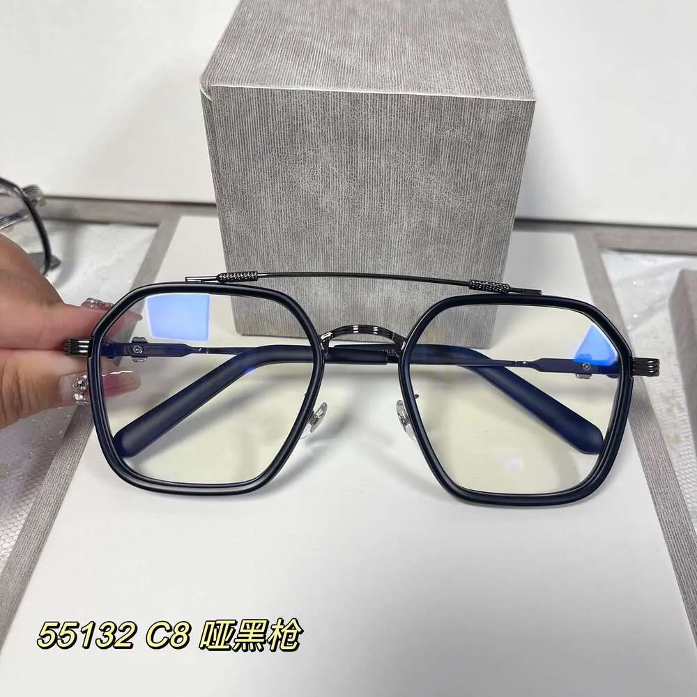 2024 Diseñador de lujo CH Gafas de sol para mujeres Cromos Marcos de gafas para hombre Polígono de oro Pareado Corazón Marco de gafas Damas Unisex Clásico Gafas de alta calidad LRV8