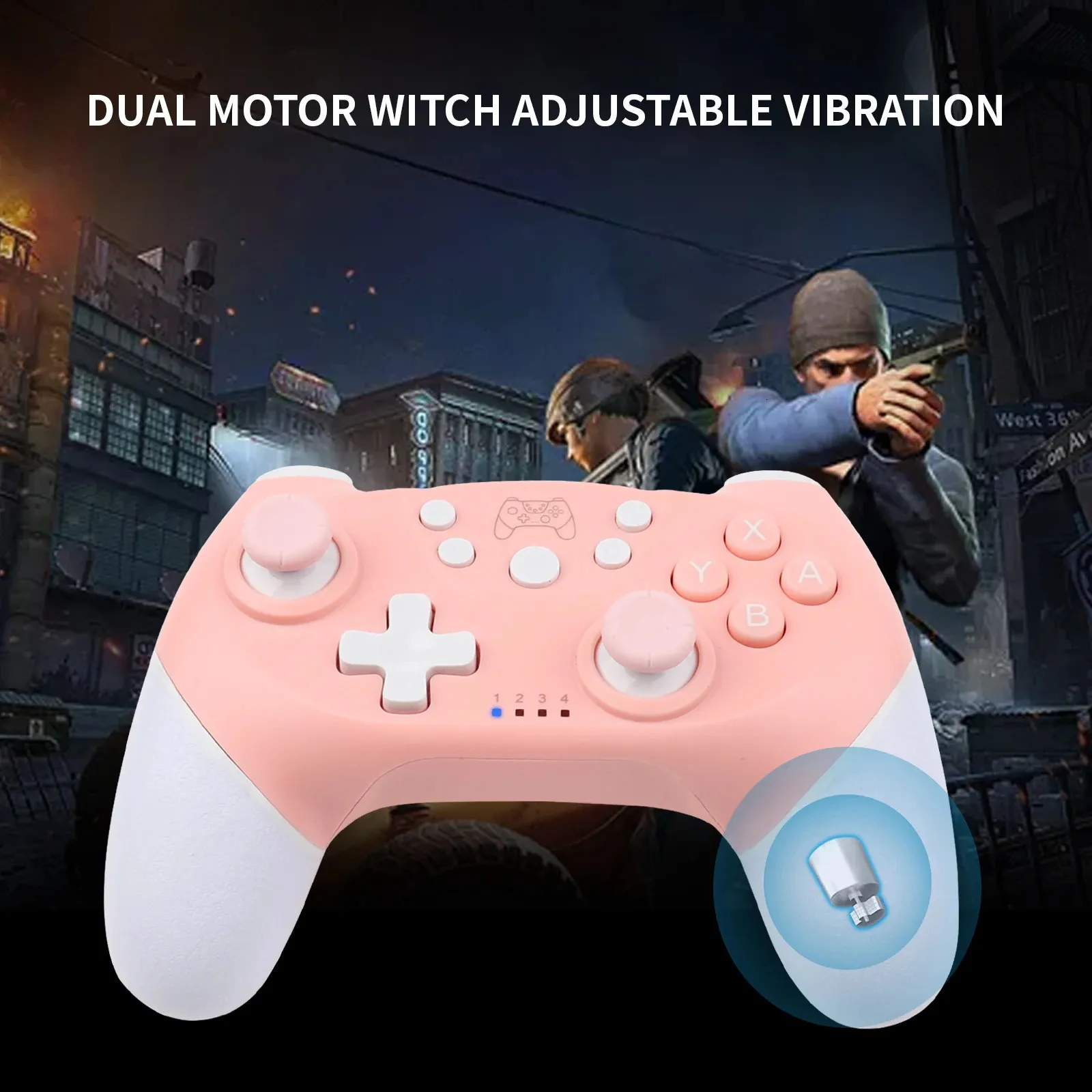 BT Wireless Game Controller For Switch Pro Lite Oled Gamepad Joystick ...