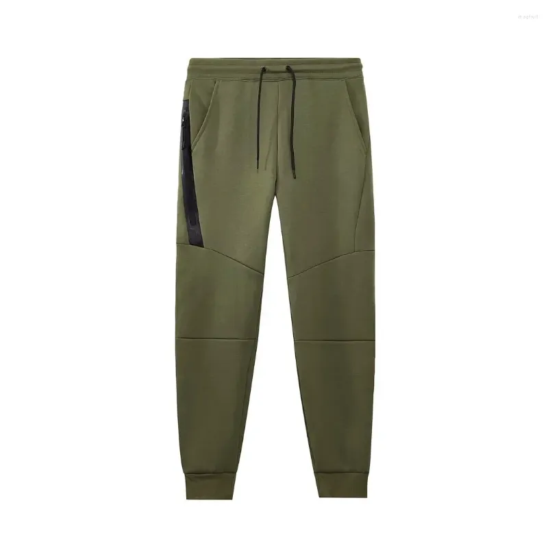 Shorts pour hommes 2024 printemps et automne pantalons de sport épissés coupe ajustée pressé adhésif fermeture éclair garde coton décontracté pour hommes