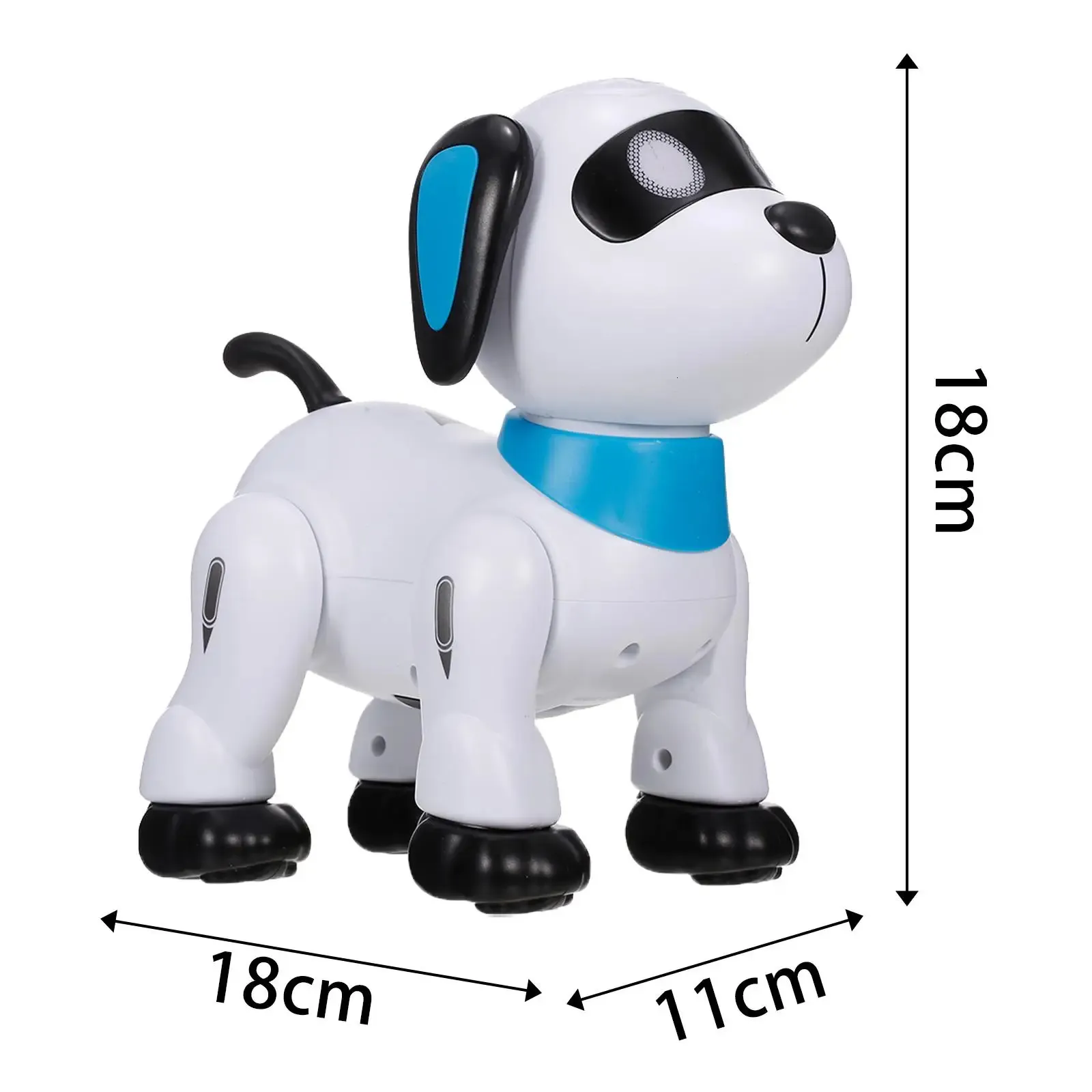 Robot Puppy Toy Programmable RC Stunt Robot Toys Dancing RC Animal Dog Toy Electronic Pets for Children 3~8 Birthday Gifts