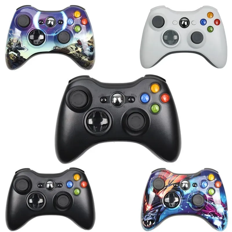 GamePad dla Xbox 360 Kontroler bezprzewodowy/przewodowy dla konsoli Xbox 360 2.4G bezprzewodowy joystick dla kontrolera gry Xbox360 PC Joypad 240115