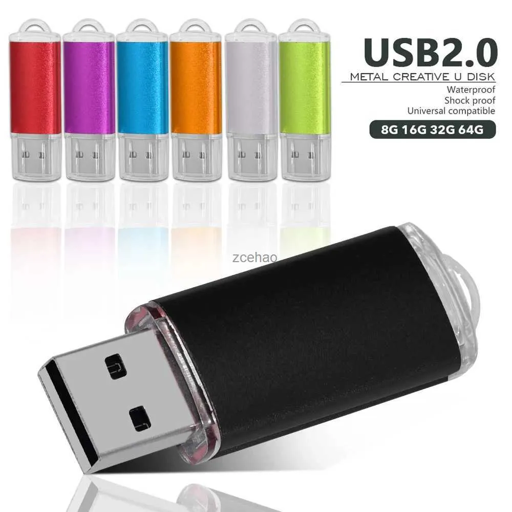USB-флеш-накопители USB-флеш-накопитель 128 ГБ, 64 ГБ, 32 ГБ, 16 ГБ, 8 ГБ, 4 ГБ USB 2.0, флэш-накопитель, карта флэш-памяти U Stick, высокоскоростная USB-флешка Memoria