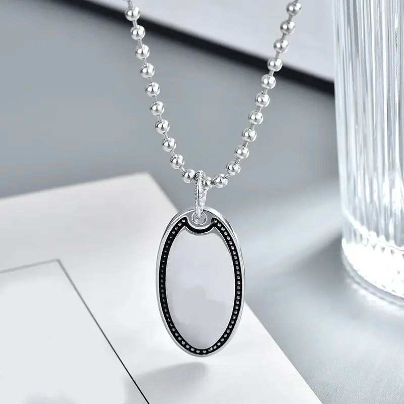 Designer Pearl Pendant Necklace Fashion Party 925 Silver Necklace For Men and Women 2 Styles of Silver Jewelry Top Quality