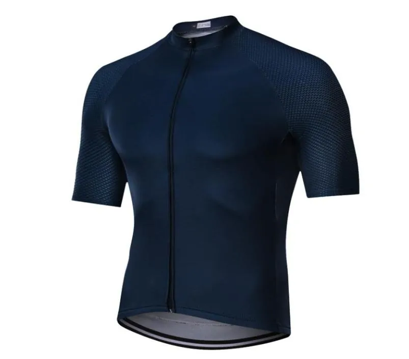 Sdig nova versão da marinha escura pro equipe aero leve manga curta camisa de ciclismo processo sem emenda ciclismo estrada gear7383769