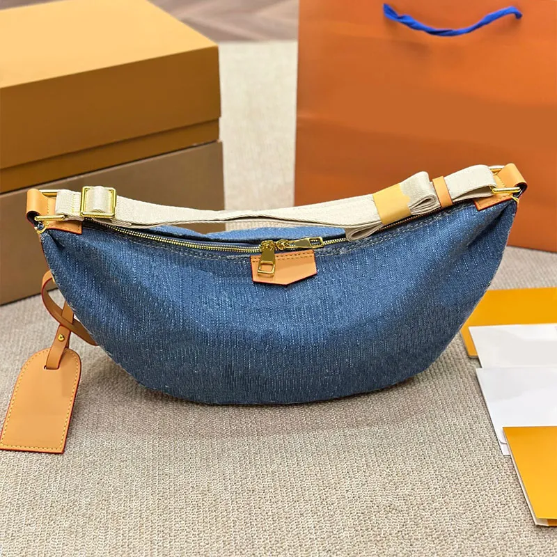 Denim-Hüfttasche, Geldbörse, Designer-Bauchtasche, Unisex, Umhängetasche, Gürteltasche, Karten- und Geldbörse, Brusttasche, Damen, klassische Briefhandtasche, Reißverschluss, tragbare Schulterhandtaschen