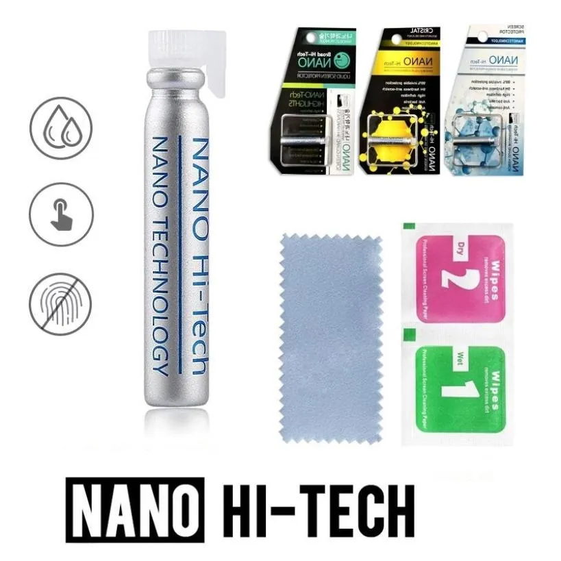 Film de protection d'écran à technologie Nano liquide, pour iPhone X 7 8 Plus Samsung S9 IPad Air, couverture complète incurvée 3D, verre trempé 5428087