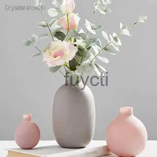 Vasi Accessori per la decorazione della casa Vaso di fiori moderno Vasi per fiori Vaso in ceramica Piccolo soggiorno Decorazione Decorazione per ufficio YQ240117