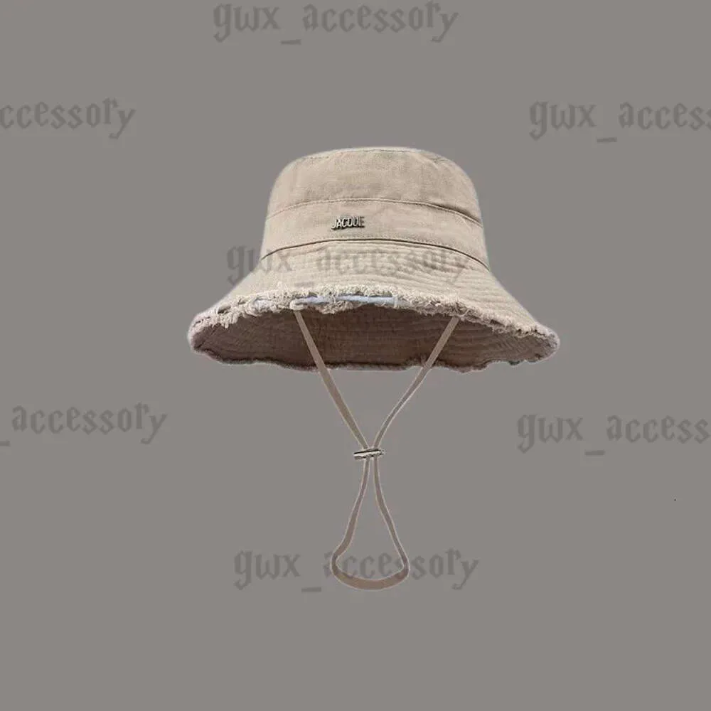 Jacquemes Hat Jac Hat Designer Bucket Hat For Woman Wide-Brimmed Hat Fisherman Summer Le Bob Jacquemes Paraply Outdoor Travel Case Cap Jacquemly Bucket Hat 435