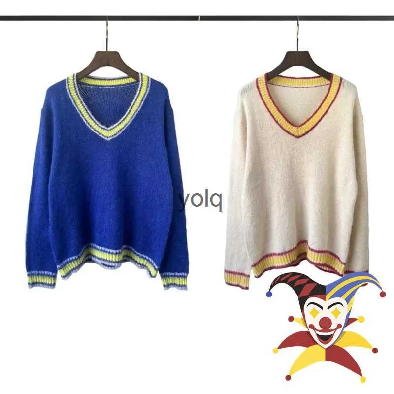 سترات الرجال v-neck mohair سترة متماسكة منذ فترة طويلة الرجال 1 1