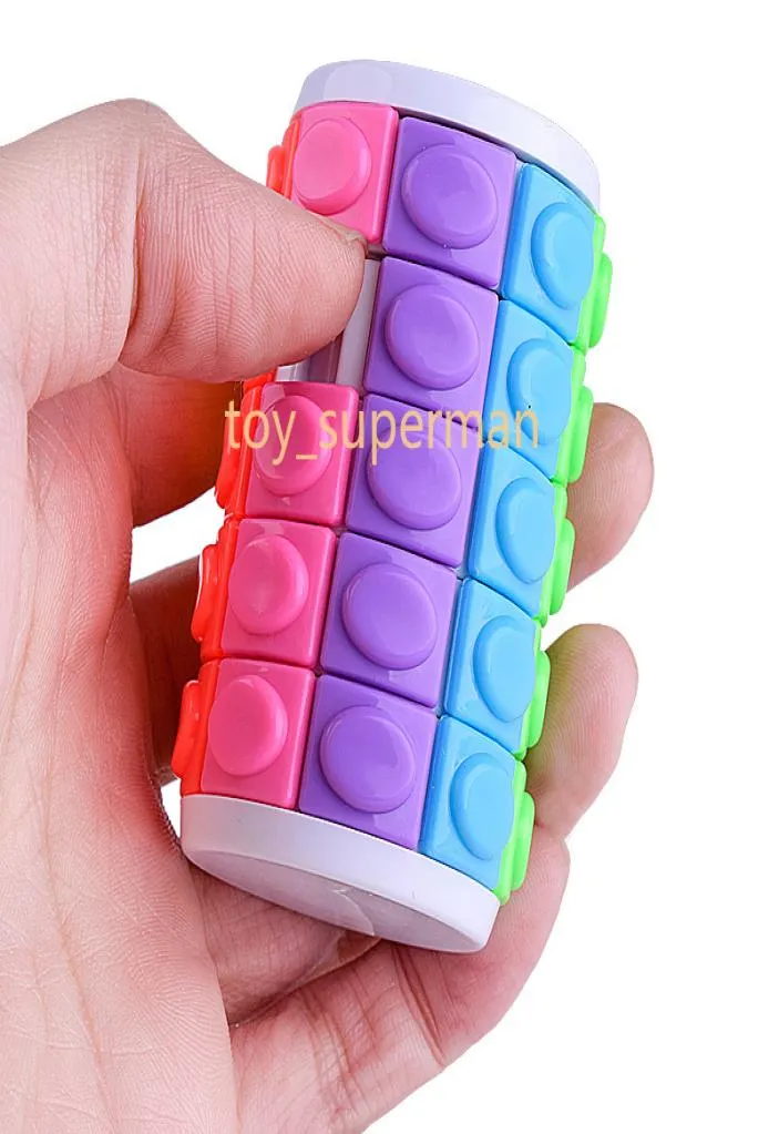 Toys Children's intellectual color creative magic tower Baby Toys Finger Cube Square Puzzle Suitable Relax TOY4893815