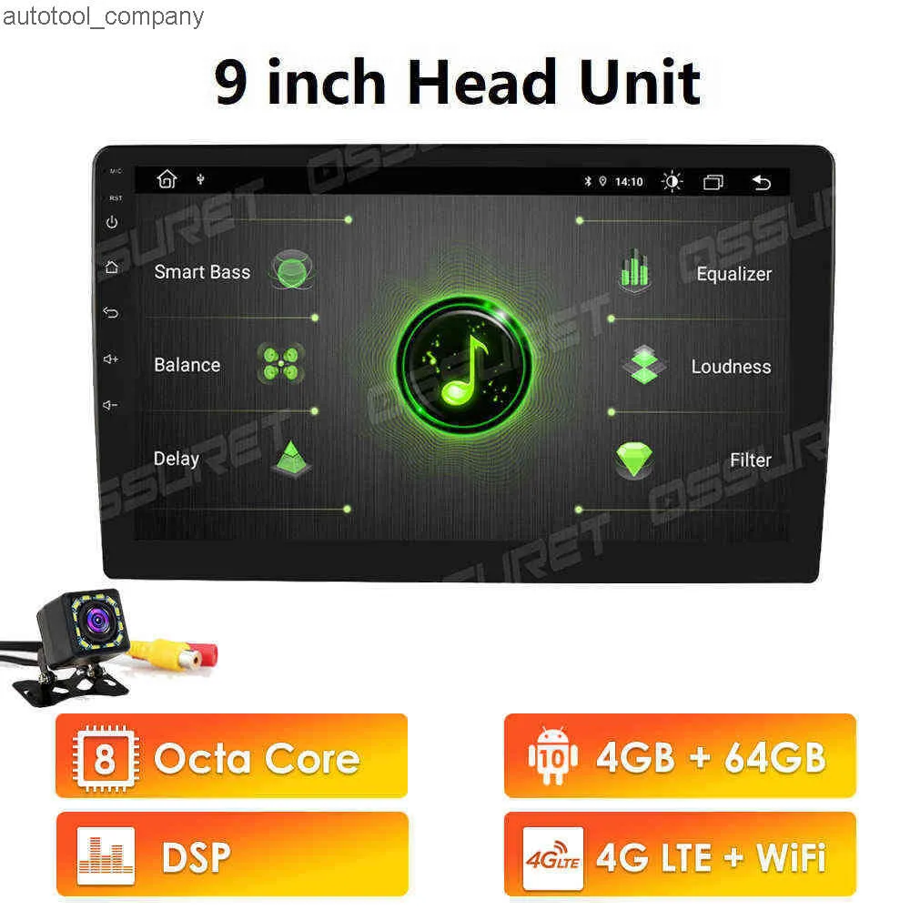 Neu 2020 neue 9 "2 Din IPS Auto Navigation Für Universal auto ohne Canbus 4GB RAM 64GB ROM DSP Bluetooth 5,0 RDS WIFI SWC 4G LTE