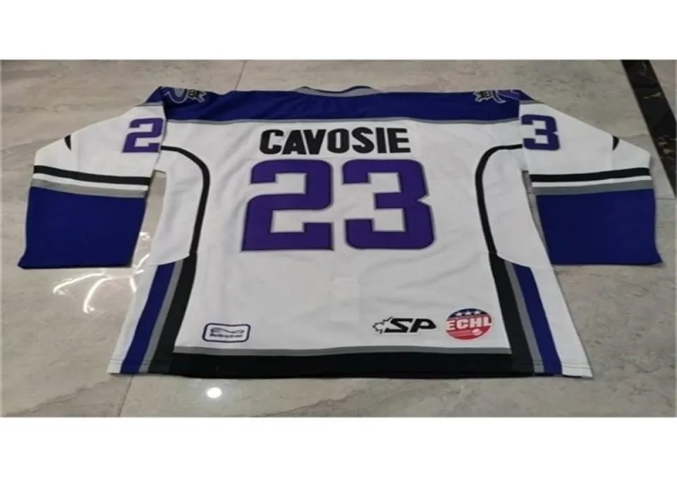 3740Custom Men Youth women Vintage Custom ECHL Reading Royalss 23 Marc Cavosie Home Hockey Jersey Size S5XL or custom any name or1802475