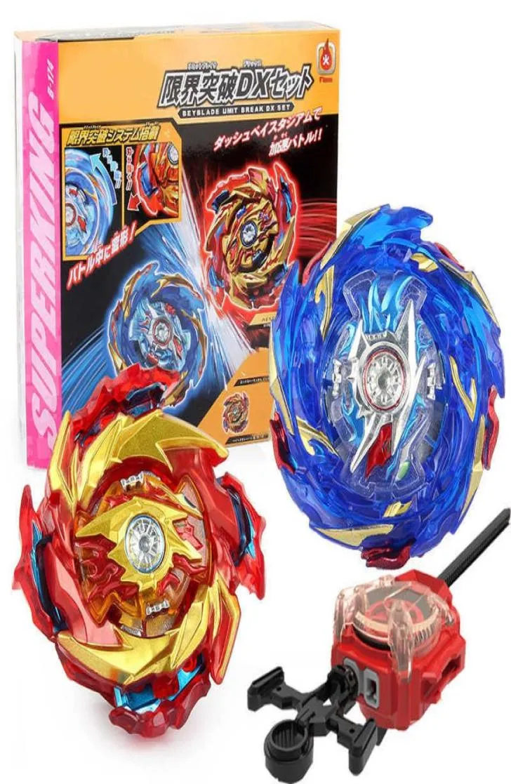 TOUPIE BEYBLADES BRAYT MED SPARKING Ruler Launcher GT Metal Fusion 2 I 1 B174 Legeringsgyroskop Toys for Children X05288293261