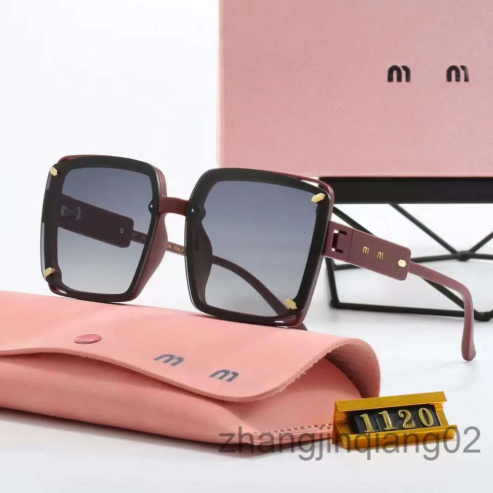 Diseñador Mui Mui Gafas de sol Ciclo Lujo Moda Deportes Polarizar Miui Miui Gafas de sol Hombre Mujer Verano Invierno Vintage Conducción Playa Plaza Roja Gafas de sol