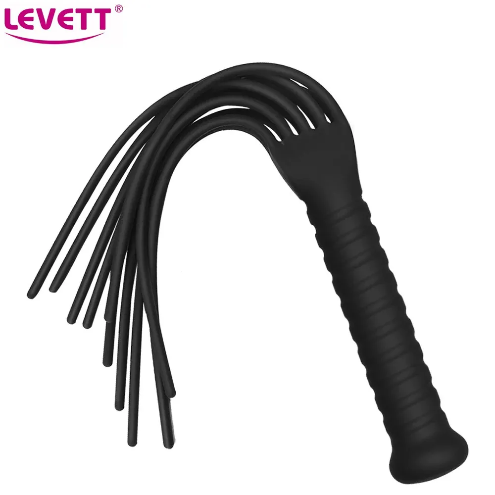 LEVETT Silicone Bondage Sex Toys For Women Whip Erotic Fetish Spanking Slave Cosplay Adults Games Tools Couples Products 240117