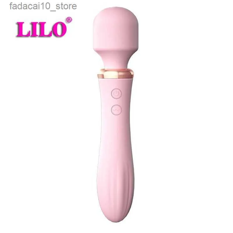 Andere Gesundheitsschönheitsartikel LILO Leistungsstarker AV-Zauberstab Klitoris für Frauen G-Punkt-Vibrator-Massagegerät für Erwachsene Produkt Q240117