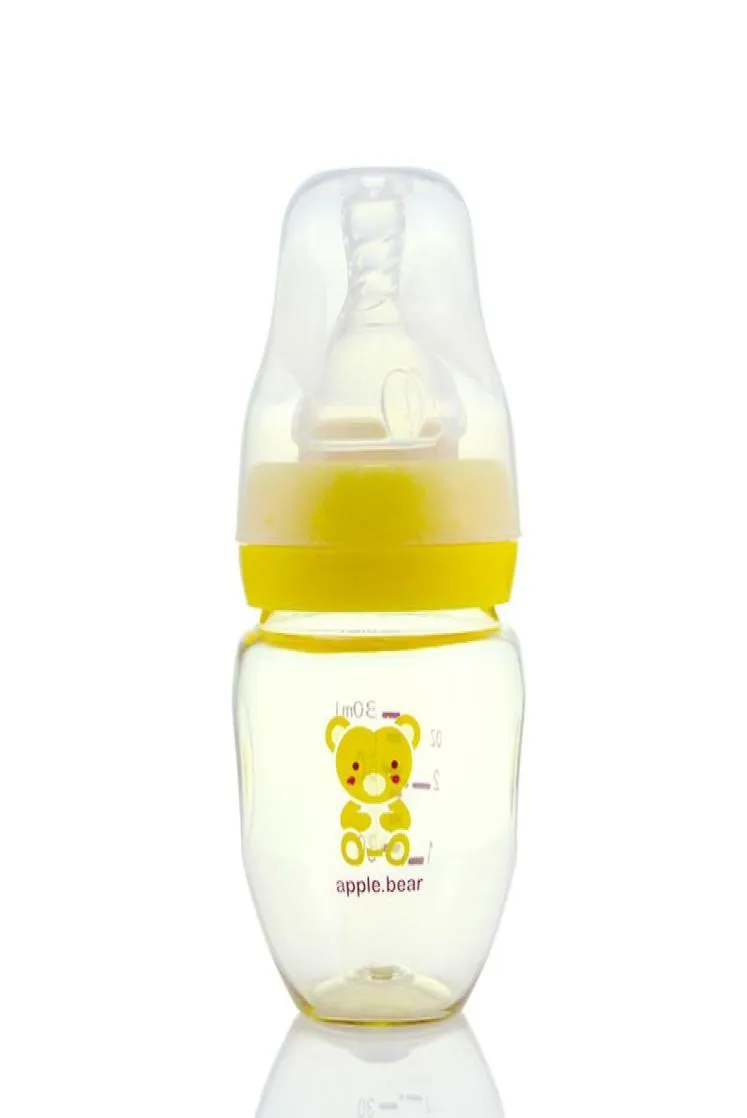 80ml Cute Baby bottle Infant Newborn Cup Children 018 Months Feeder 60ML Nursing Juice Milk Mini Hardness Baby Bottles3879825