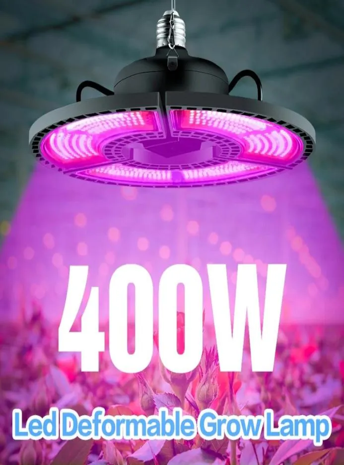 E27 Grow Light 100W 200W 300W 400W Hoge Helderheid led-verlichting AC85265V Vervormbare Lamp voor planten indoor hydrocultuur tent2511221